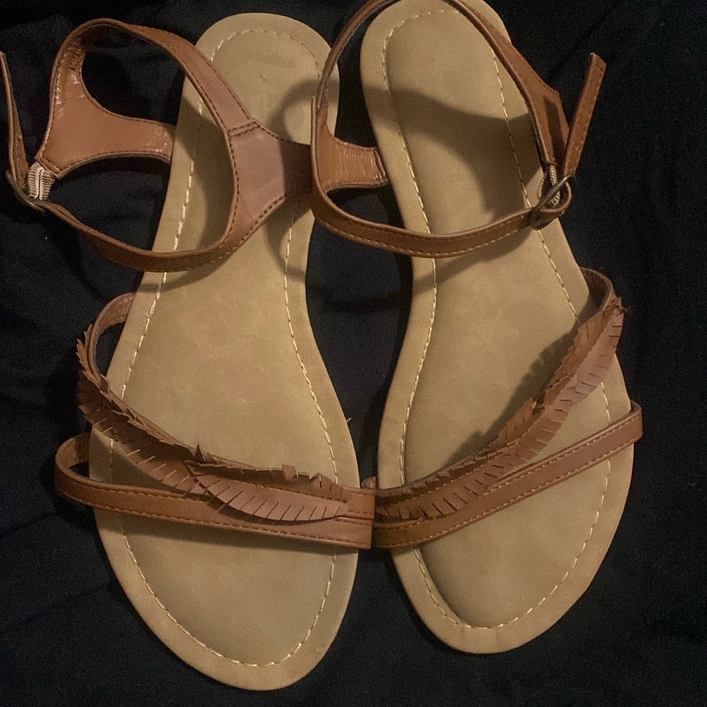 Brown sandals